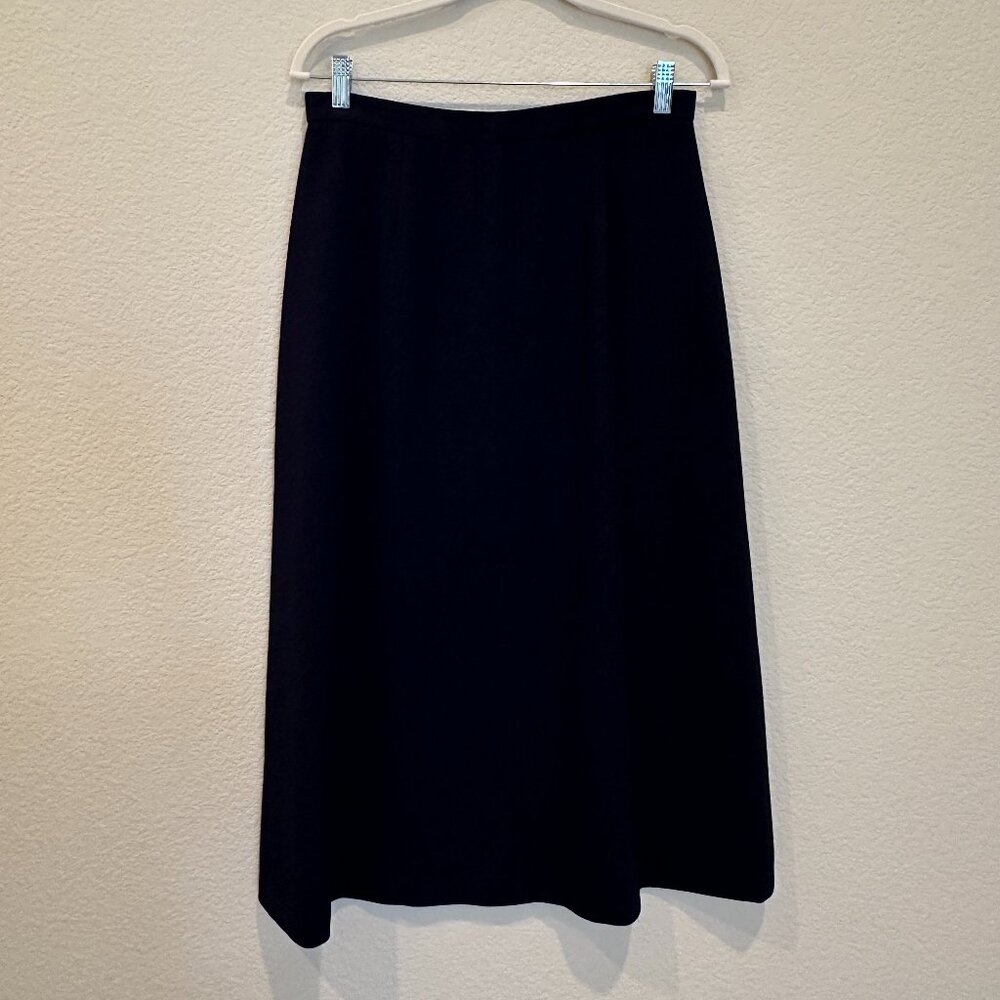 Talbots Black Long Skirt (Lined)